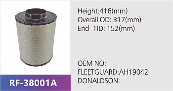 Фильтр воздушный RF-38001A (1/)