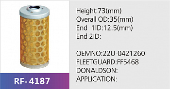 Фильтр топливный RF-4187 (1/)
